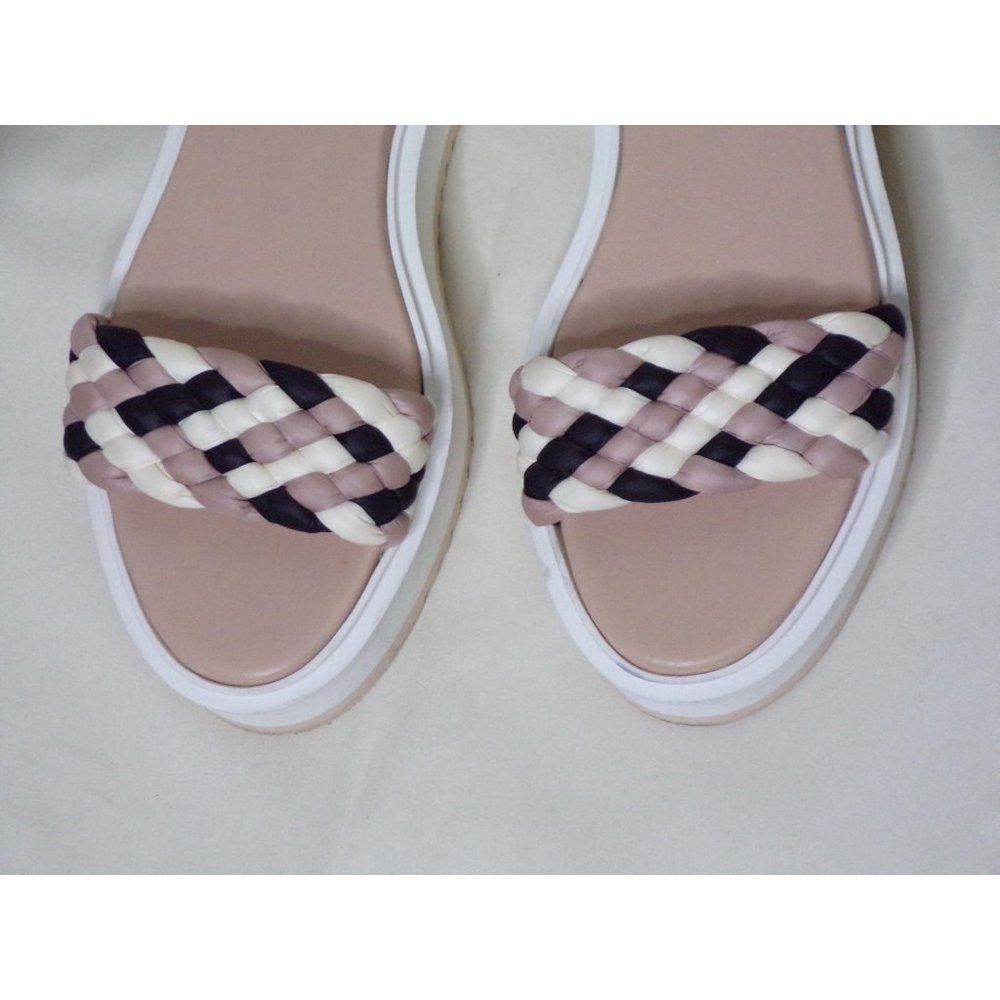 🆕 AGL Attilio Giusti Leombruni Mirea Braided Platform Sandal Leather 8 - Picture 6 of 10